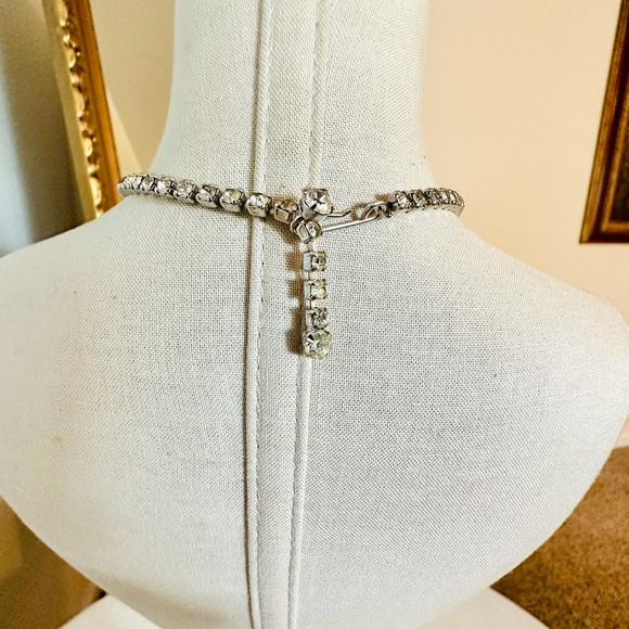 Vintage AB Crystal rhinestone Necklace SO GORGEOUS! - Picture 11 of 17